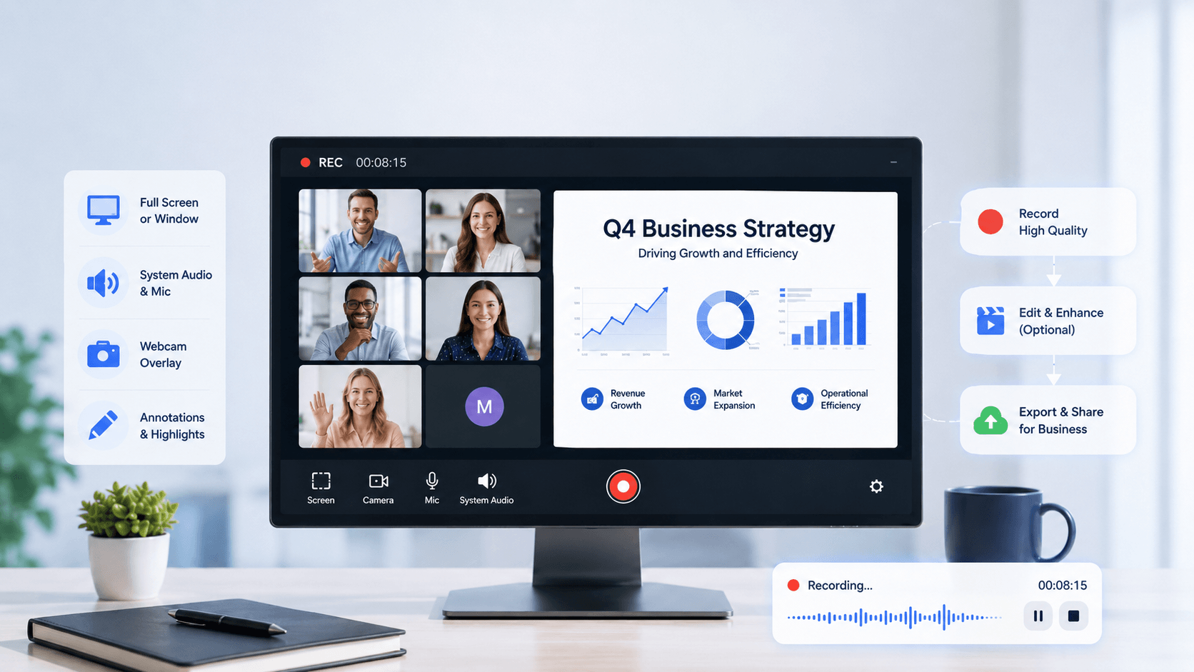Screen Recorder for Business