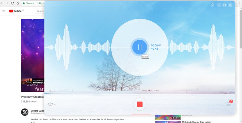 record audio