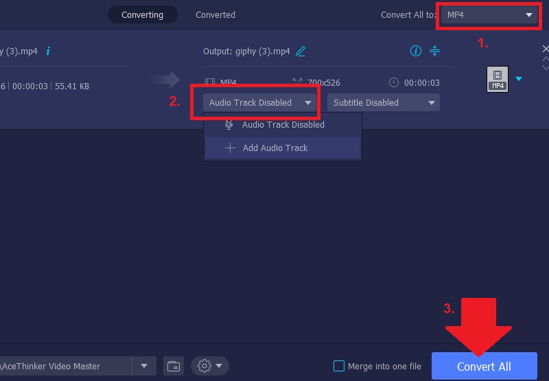 gif vm start converting