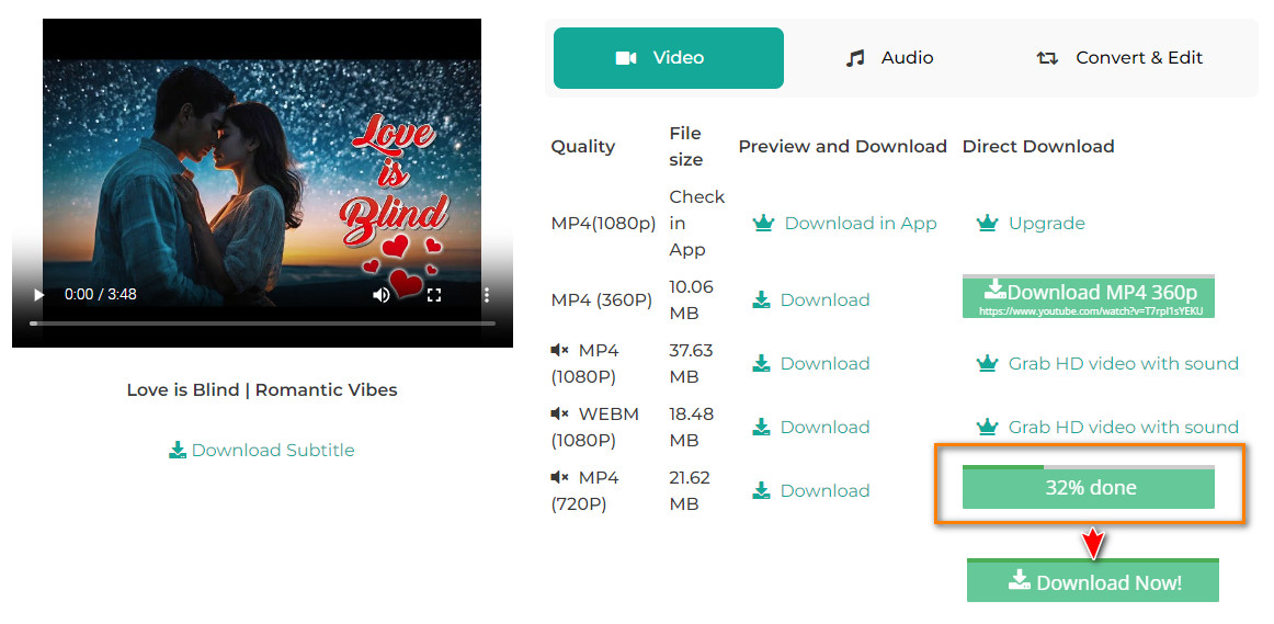 direct download youtube
