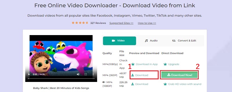 download video