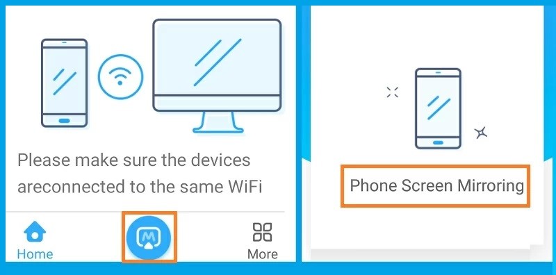 connect phone and computer devices