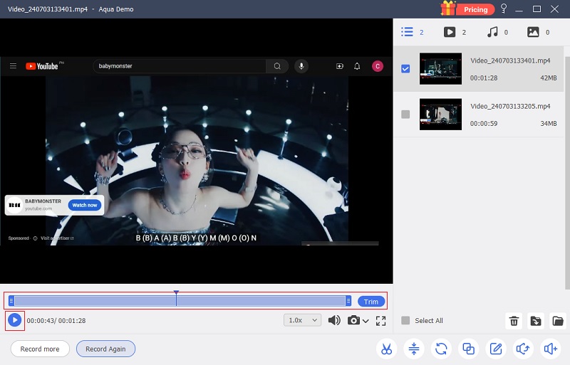 preview playback