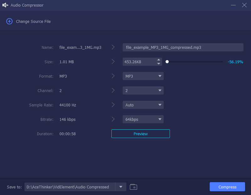 audio compressor