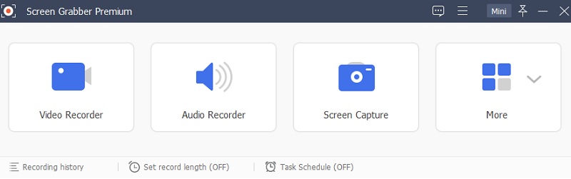 main interface of aqua demo