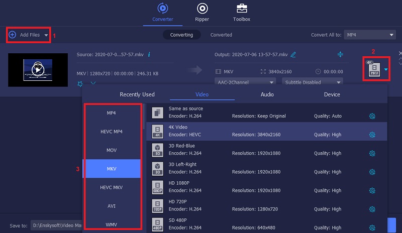 vmp convert video