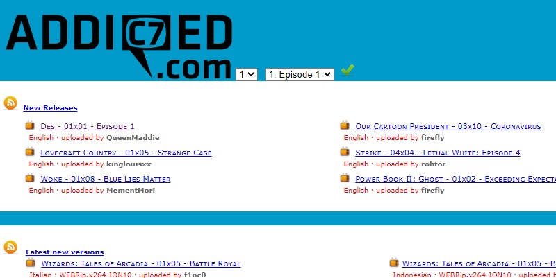 addic7ed download subtitle