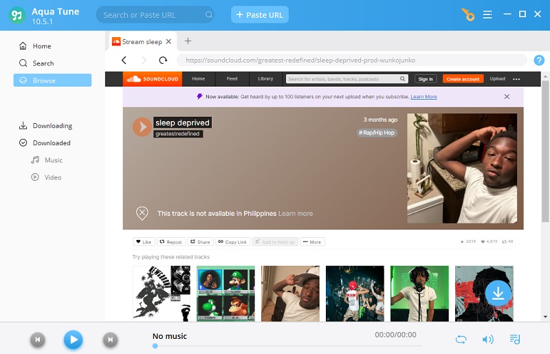 "click the blue download icon