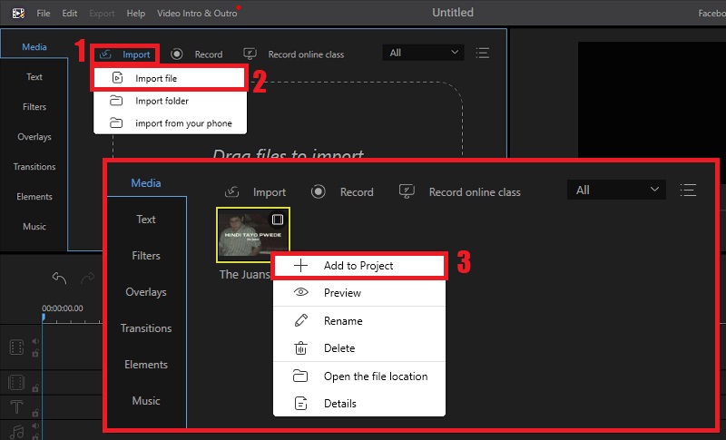 play video backwards ve step2