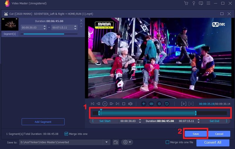 vlc reduce video size vm step3.3