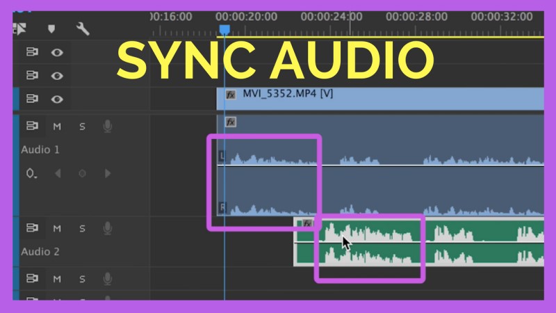 premiere pro no audio import sync