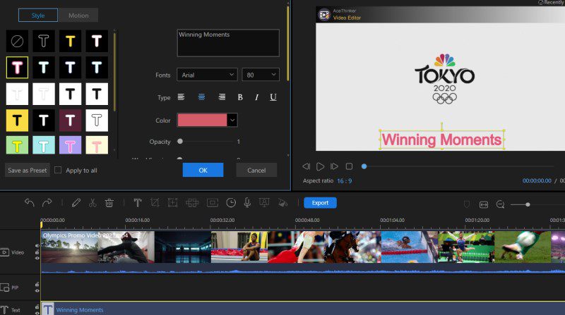 sports video editor ve process