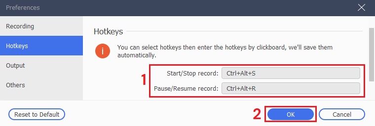 hotkey has been occupied