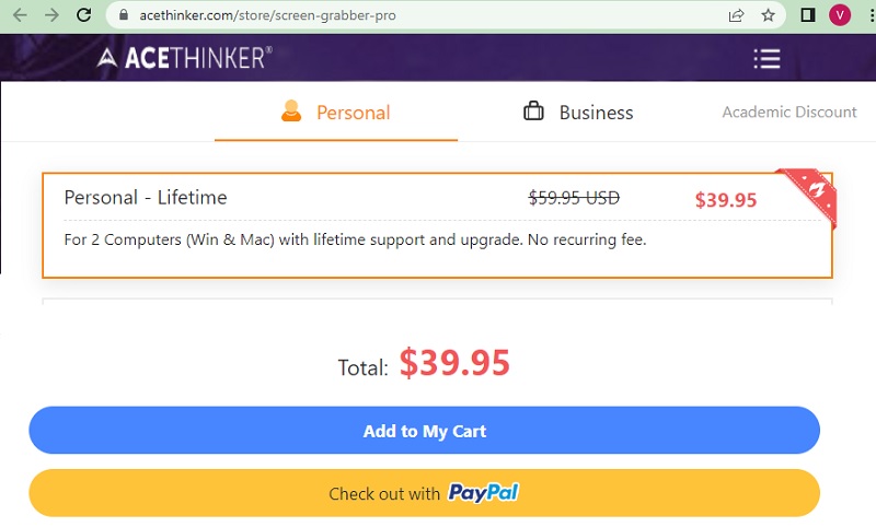 activate lifetime license on AceThinker screen grabber pro