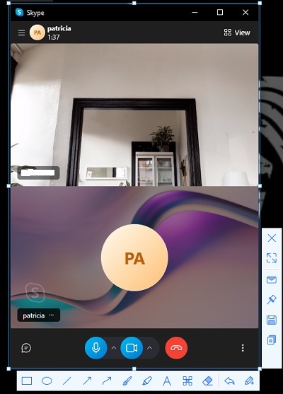 record skype call using AceThinker free online screen grabber
