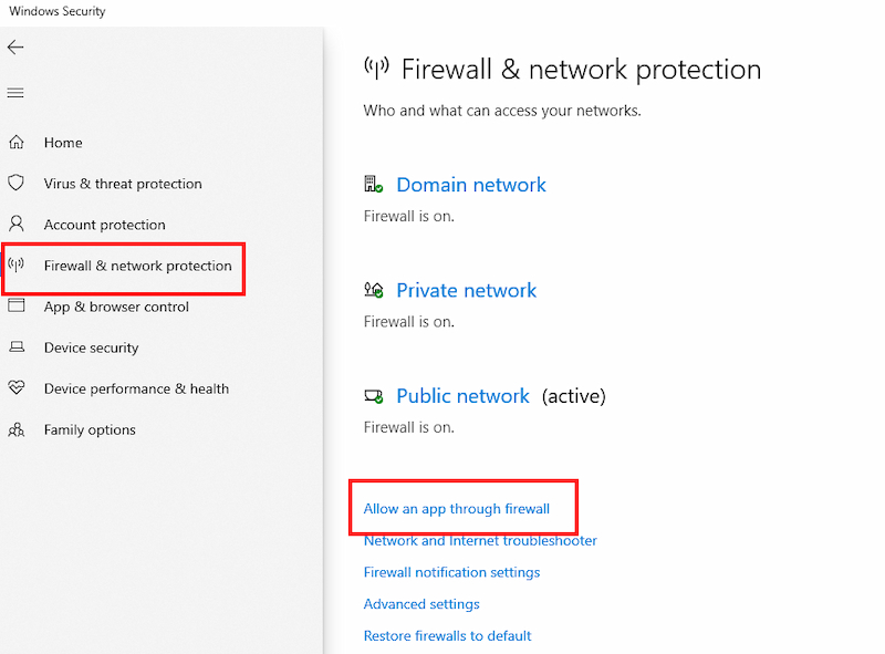 Firewall & Network Protection