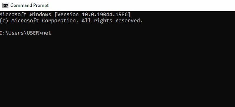 Command Prompt window