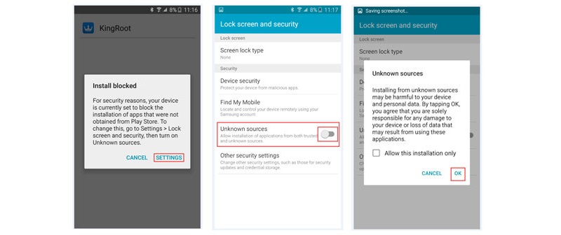 install kingroot application