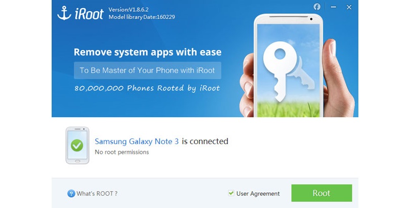 root android phone with iroot