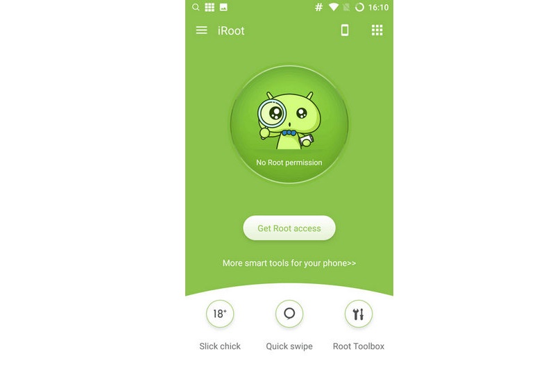 root android phone with iroot apk file