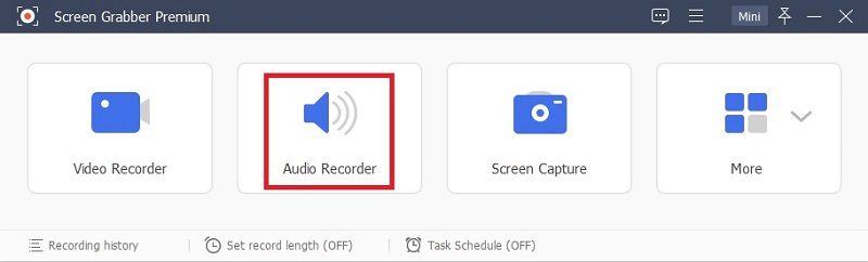 access audio recorder