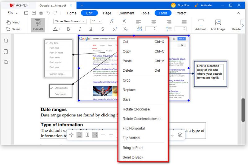 edit pdf image