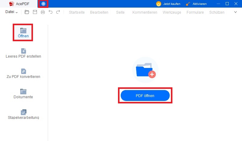 acepdf open pdf file