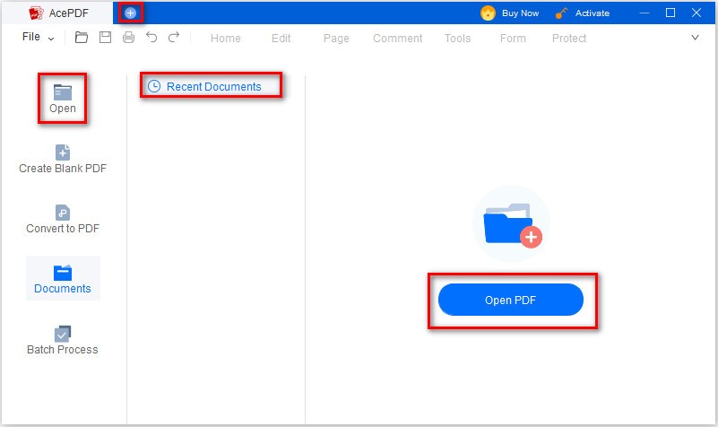 open pdf