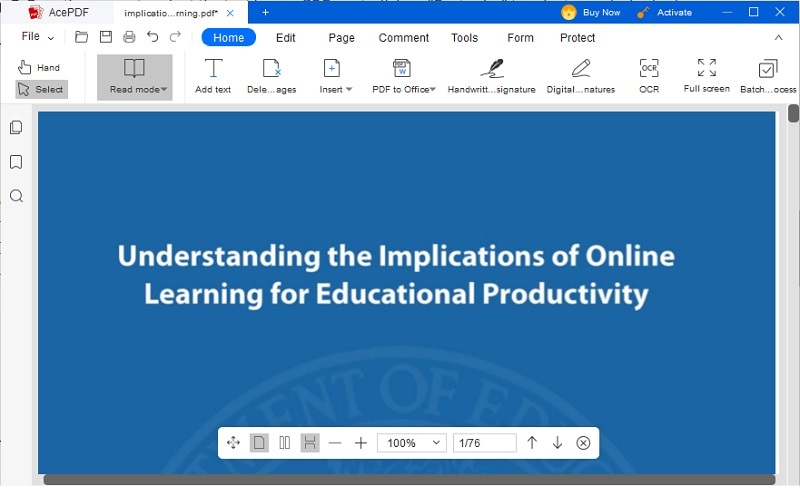 add the pdf document