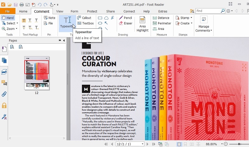  foxit pdf reader interface