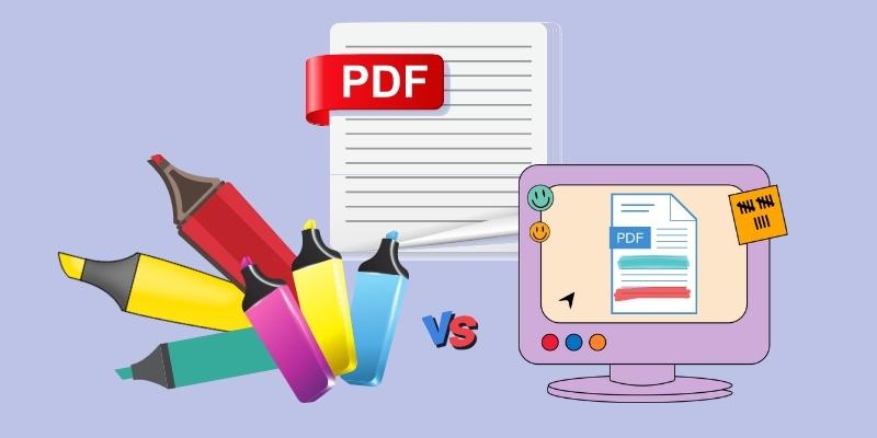 highlight in scanned pdf manual and automated