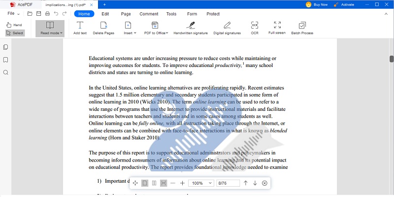 acethinker pdf editor open file