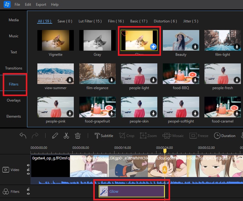 Add Filter to Video