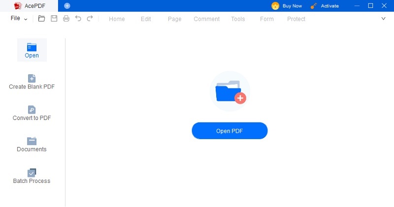 acepdf main interface