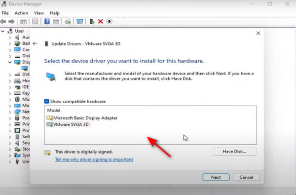 select driver