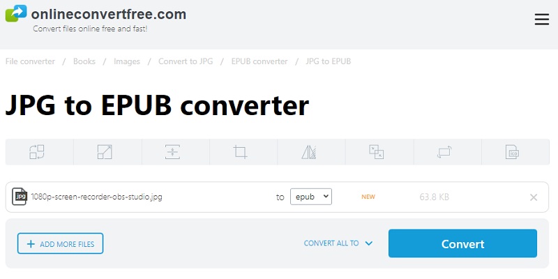 onlineconvertfree interface