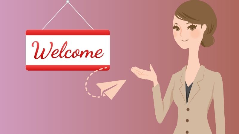 welcome message for a new female employee
