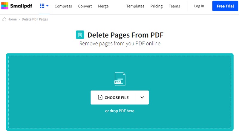smallpdf interface