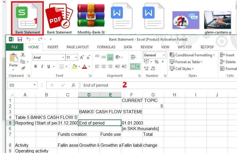 locate file and open on spreadsheet app