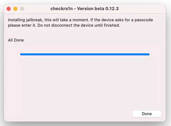 iphone jailbreak done