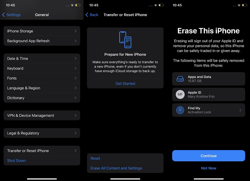 factory reset your iphone