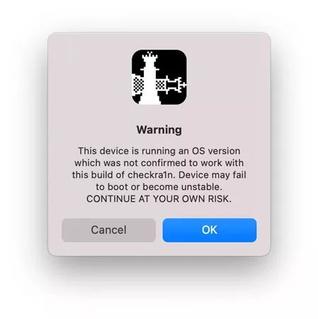 warning window