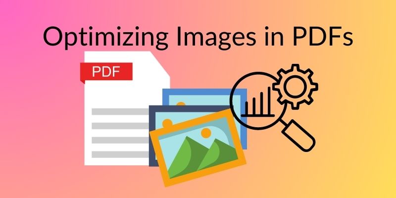 optimizing images in pdfs