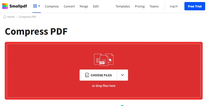smallpdf interface
