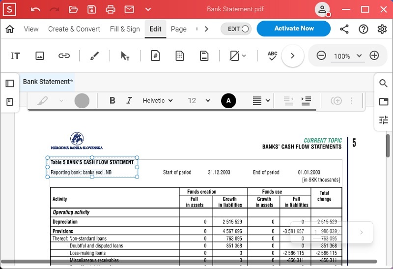 soda pdf interface