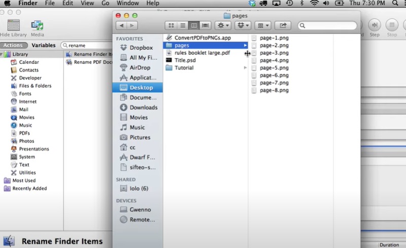 convert pdf to png and check images