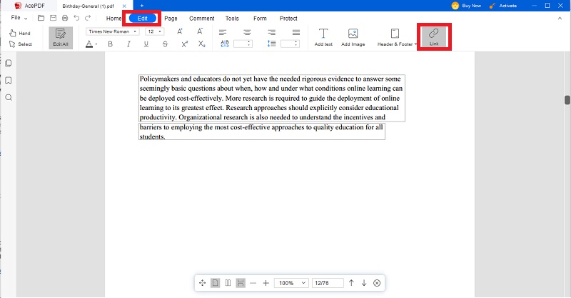 prepare the video to embed in pdf