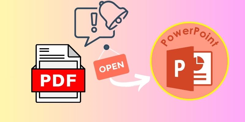 importance of opening pdf file to powerpoint