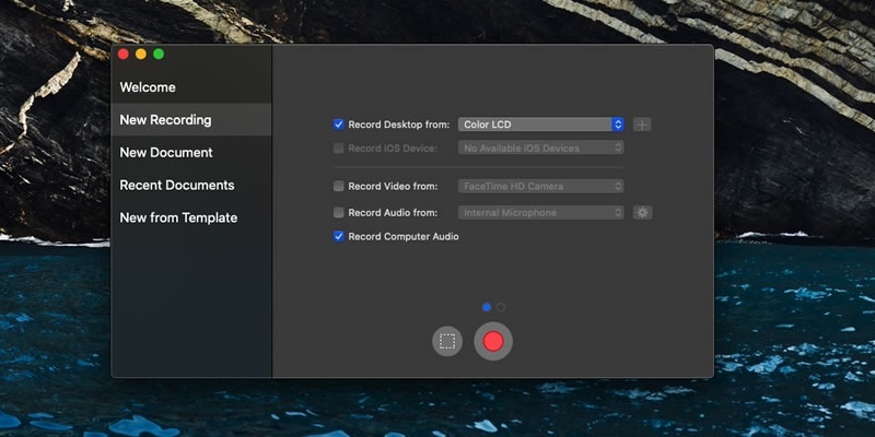 screenflow interface
