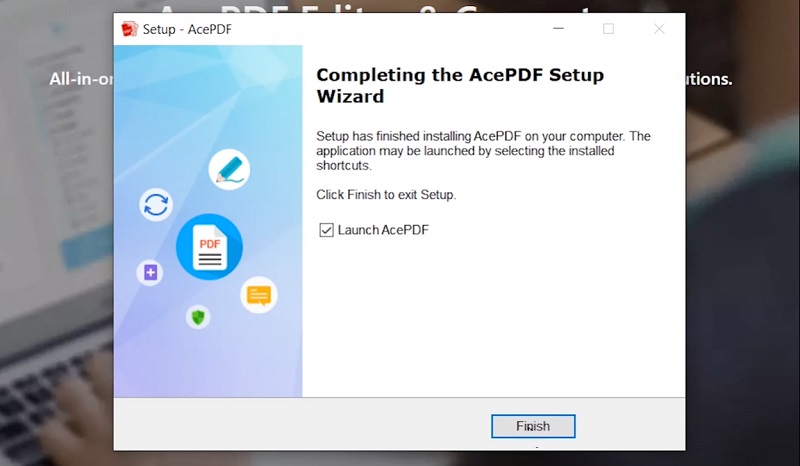 run the installer of the tool